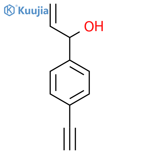 1-(4-ethynylphenyl)prop-2-en-1-ol structure
