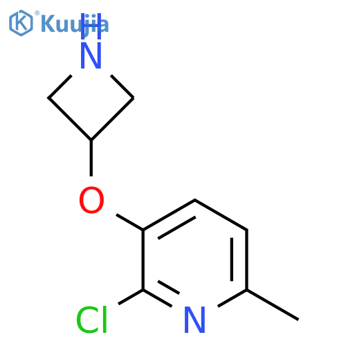 3-(azetidin-3-yloxy)-2-chloro-6-methylpyridine structure