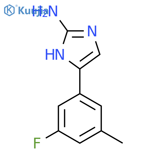 5-(3-fluoro-5-methylphenyl)-1H-imidazol-2-amine structure