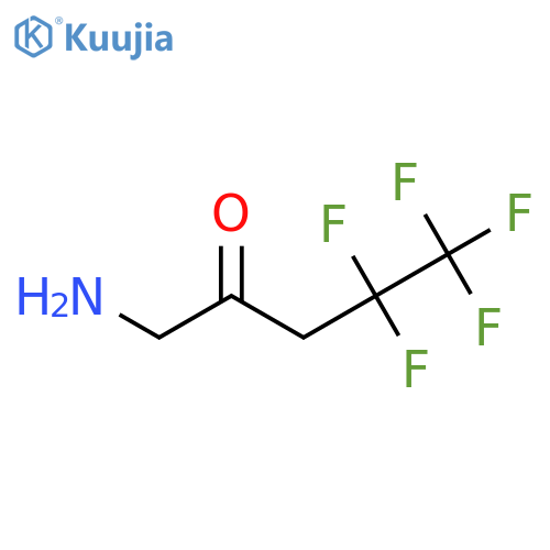 1-amino-4,4,5,5,5-pentafluoropentan-2-one structure