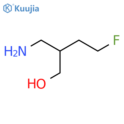 2-(aminomethyl)-4-fluorobutan-1-ol structure