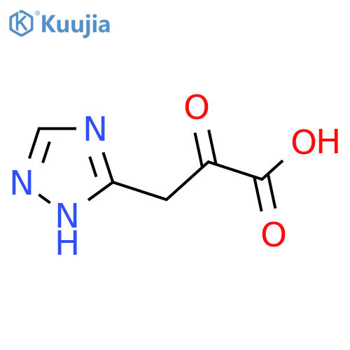 2-oxo-3-(1H-1,2,4-triazol-3-yl)propanoic acid structure