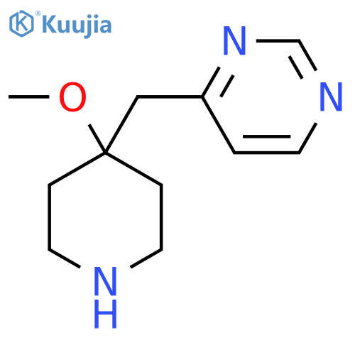 4-(4-methoxypiperidin-4-yl)methylpyrimidine structure