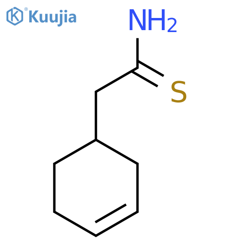 2-(cyclohex-3-en-1-yl)ethanethioamide structure