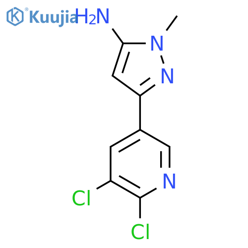 3-(5,6-dichloropyridin-3-yl)-1-methyl-1H-pyrazol-5-amine structure