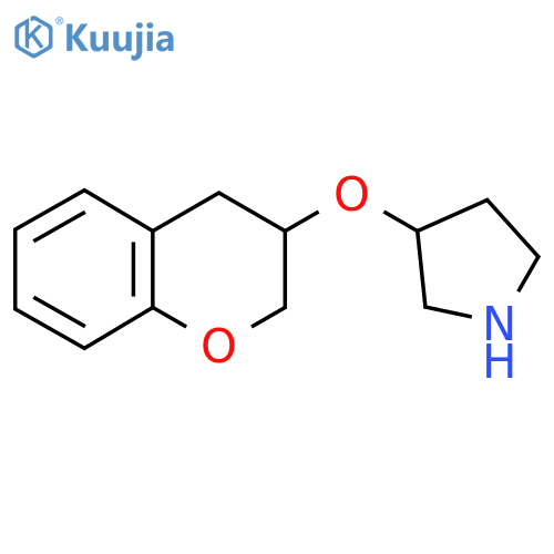 3-(3,4-dihydro-2H-1-benzopyran-3-yloxy)pyrrolidine structure