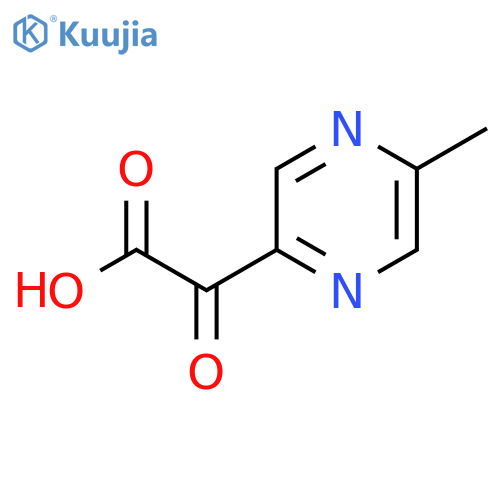 2-(5-methylpyrazin-2-yl)-2-oxoacetic acid structure