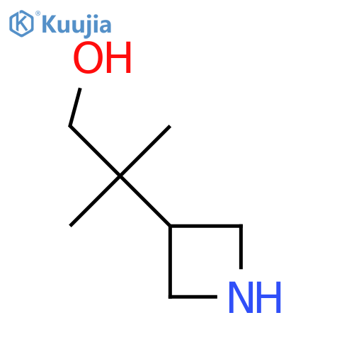 2-(azetidin-3-yl)-2-methylpropan-1-ol structure