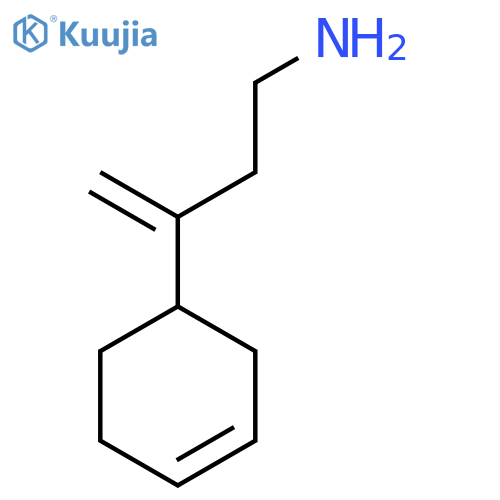 3-(cyclohex-3-en-1-yl)but-3-en-1-amine structure