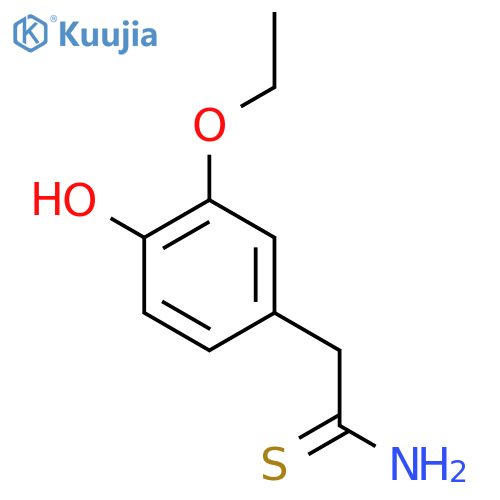 2-(3-ethoxy-4-hydroxyphenyl)ethanethioamide structure