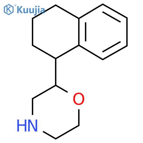 2-(1,2,3,4-tetrahydronaphthalen-1-yl)morpholine structure