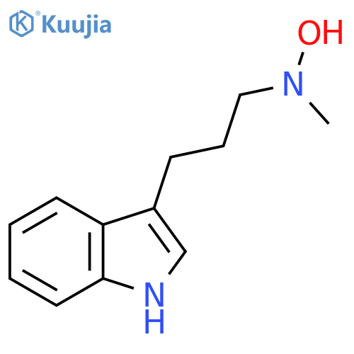 N-3-(1H-indol-3-yl)propyl-N-methylhydroxylamine structure