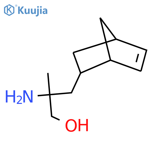 2-amino-3-{bicyclo2.2.1hept-5-en-2-yl}-2-methylpropan-1-ol structure