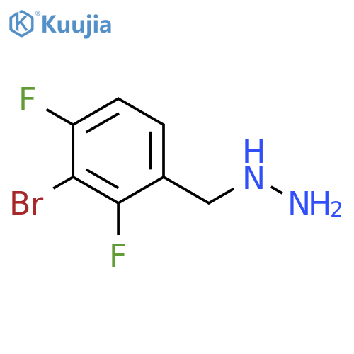 (3-bromo-2,4-difluorophenyl)methylhydrazine structure
