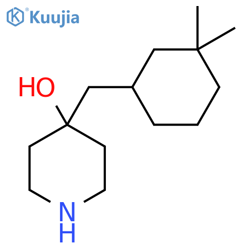 4-(3,3-dimethylcyclohexyl)methylpiperidin-4-ol structure
