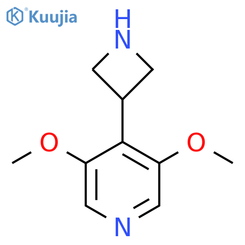 4-(azetidin-3-yl)-3,5-dimethoxypyridine structure