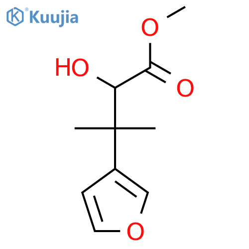 methyl 3-(furan-3-yl)-2-hydroxy-3-methylbutanoate structure