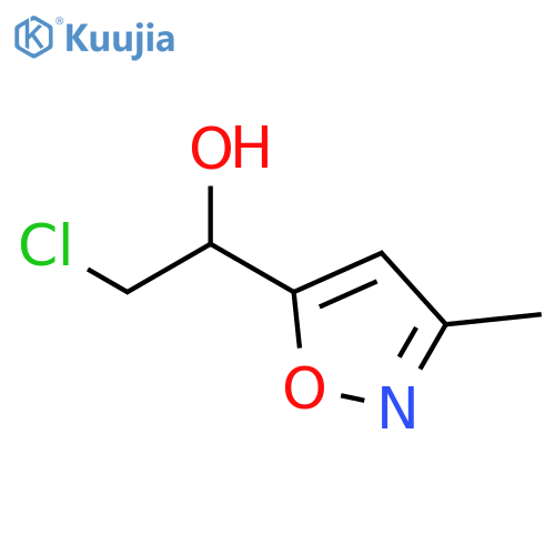 2-chloro-1-(3-methyl-1,2-oxazol-5-yl)ethan-1-ol structure