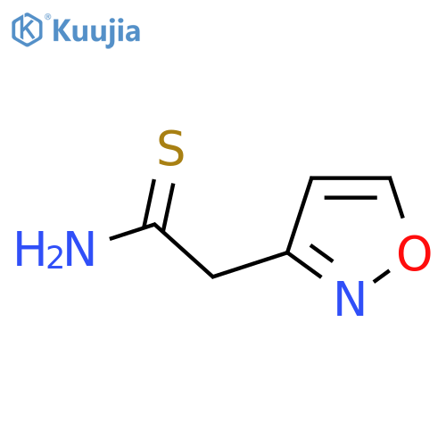 2-(1,2-oxazol-3-yl)ethanethioamide structure