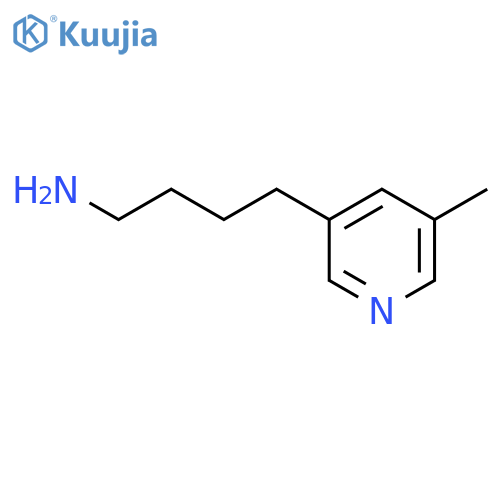 4-(5-methylpyridin-3-yl)butan-1-amine structure