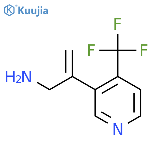 2-4-(trifluoromethyl)pyridin-3-ylprop-2-en-1-amine structure