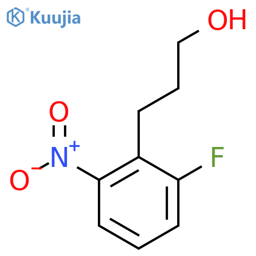 3-(2-fluoro-6-nitrophenyl)propan-1-ol structure