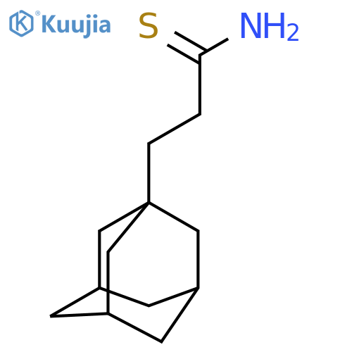3-(adamantan-1-yl)propanethioamide structure