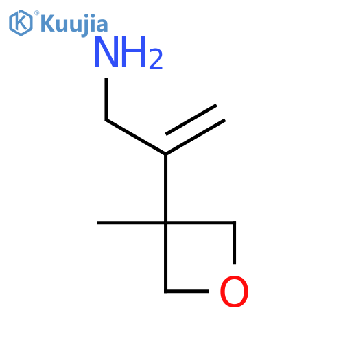 2-(3-methyloxetan-3-yl)prop-2-en-1-amine structure
