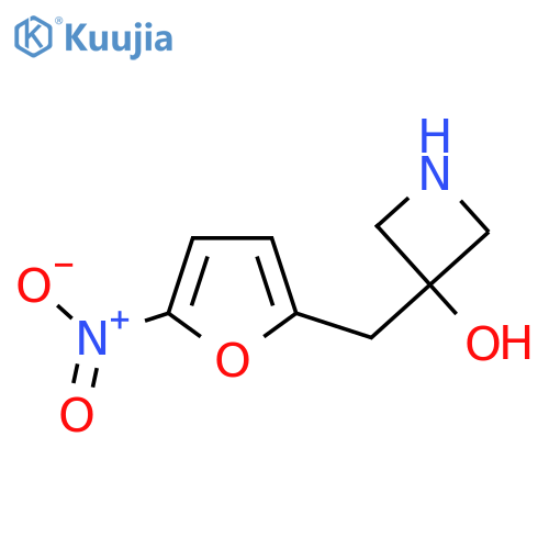 3-(5-nitrofuran-2-yl)methylazetidin-3-ol structure
