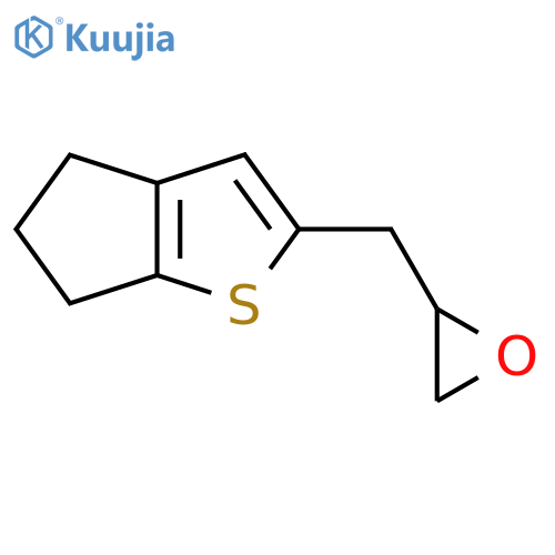 2-({4H,5H,6H-cyclopentabthiophen-2-yl}methyl)oxirane structure