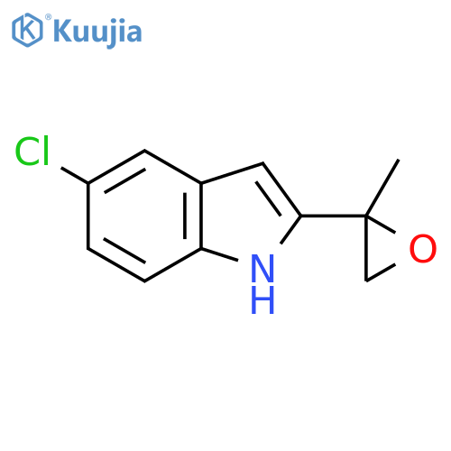 5-chloro-2-(2-methyloxiran-2-yl)-1H-indole structure