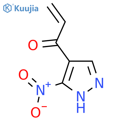 1-(3-nitro-1H-pyrazol-4-yl)prop-2-en-1-one structure