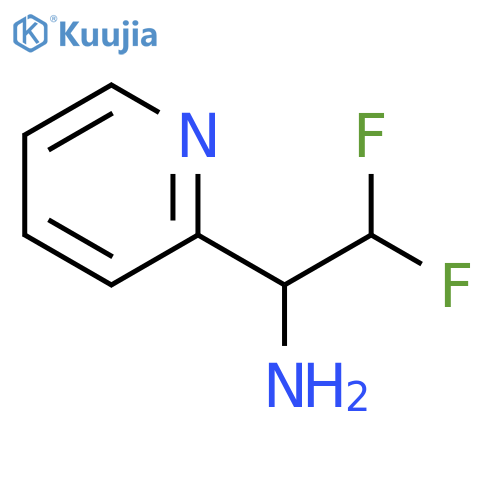 2,2-difluoro-1-(pyridin-2-yl)ethan-1-amine structure