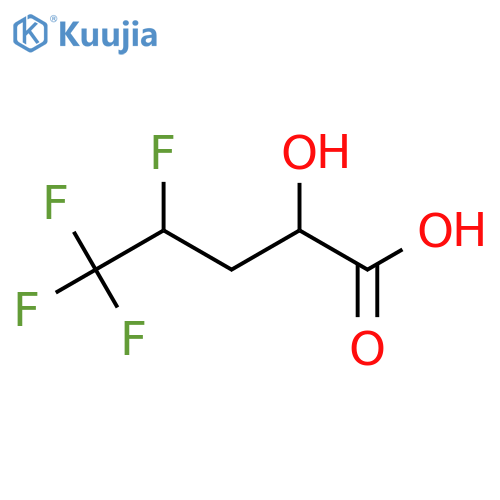 4,5,5,5-tetrafluoro-2-hydroxypentanoic acid structure