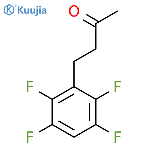 4-(2,3,5,6-tetrafluorophenyl)butan-2-one structure