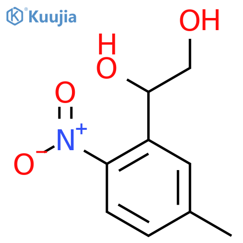1-(5-methyl-2-nitrophenyl)ethane-1,2-diol structure