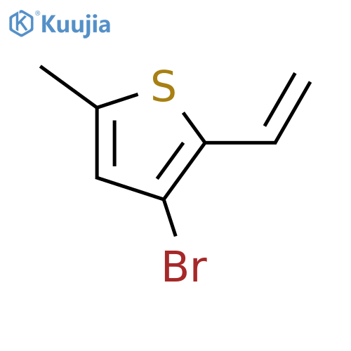 3-bromo-2-ethenyl-5-methylthiophene structure