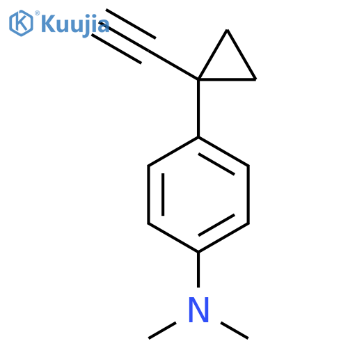 4-(1-ethynylcyclopropyl)-N,N-dimethylaniline structure