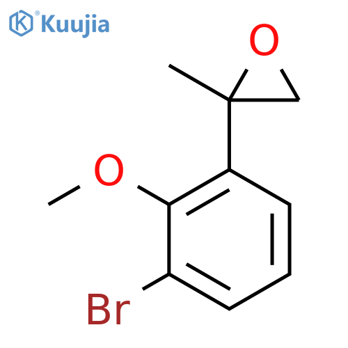 2-(3-bromo-2-methoxyphenyl)-2-methyloxirane structure