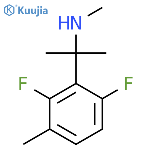 2-(2,6-difluoro-3-methylphenyl)propan-2-yl(methyl)amine structure