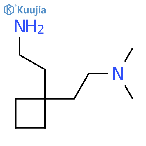 2-{1-2-(dimethylamino)ethylcyclobutyl}ethan-1-amine structure