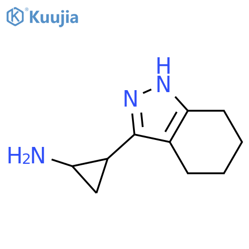 2-(4,5,6,7-Tetrahydro-1H-indazol-3-yl)cyclopropan-1-amine structure
