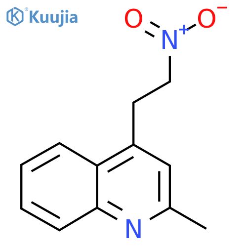 2-methyl-4-(2-nitroethyl)quinoline structure