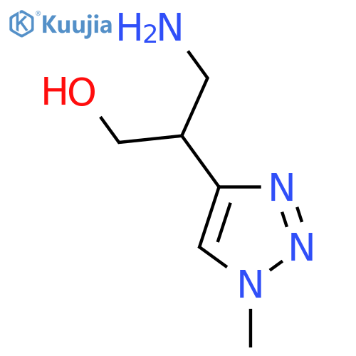 3-amino-2-(1-methyl-1H-1,2,3-triazol-4-yl)propan-1-ol structure