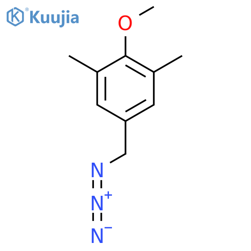 5-(azidomethyl)-2-methoxy-1,3-dimethylbenzene structure