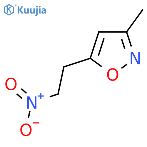 3-methyl-5-(2-nitroethyl)-1,2-oxazole structure