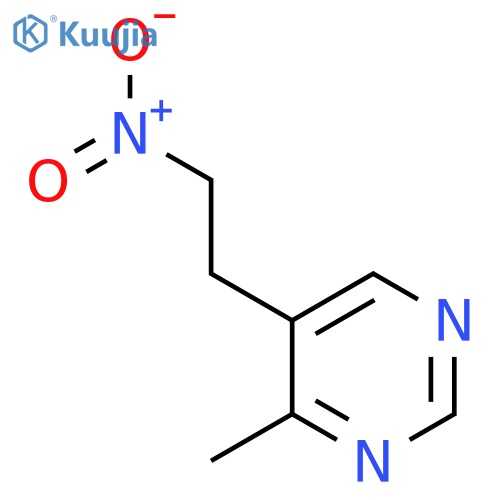 4-methyl-5-(2-nitroethyl)pyrimidine structure