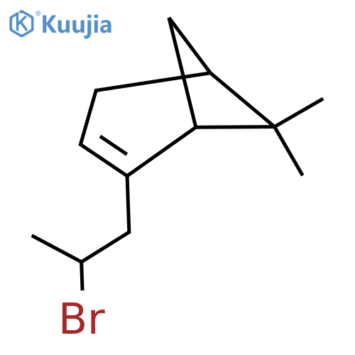 2-(2-bromopropyl)-6,6-dimethylbicyclo3.1.1hept-2-ene structure
