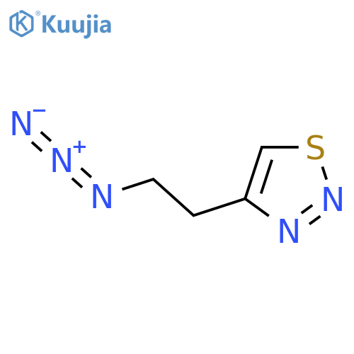4-(2-azidoethyl)-1,2,3-thiadiazole structure