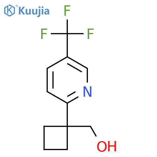 {1-5-(trifluoromethyl)pyridin-2-ylcyclobutyl}methanol structure